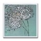 preview thumbnail 10 of 10, Designart 'Teal Blossoming Dandelion' Modern & Contemporary Framed Art Print