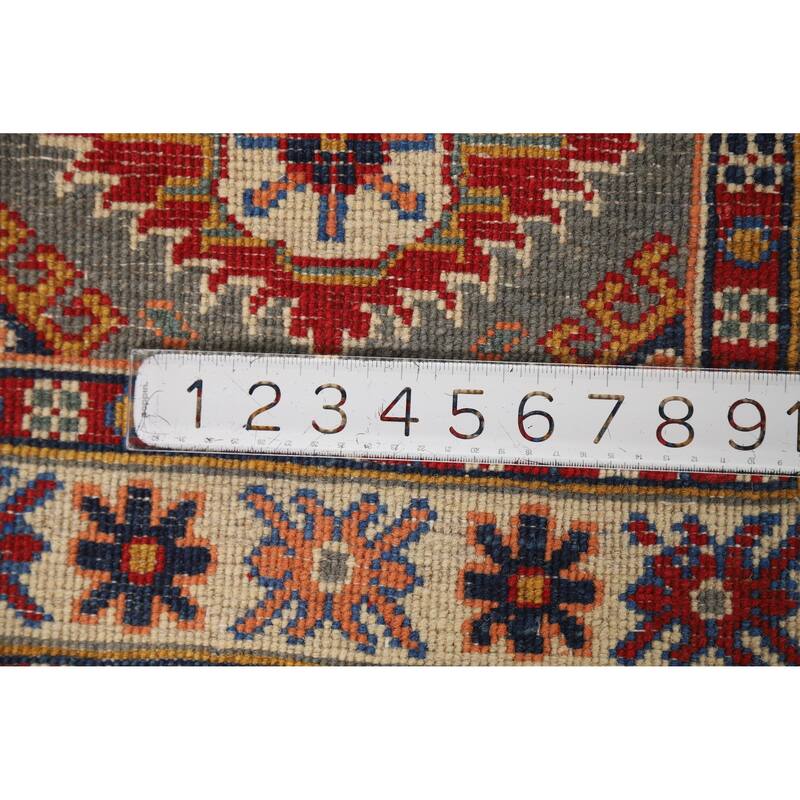 Kazak Oriental Accent Foyer Rug Hand-Knotted Wool Carpet - 2'0"x 3'0"