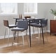 preview thumbnail 33 of 32, Porch & Den Naldi-Mason Swivel 5-Piece Counter Height Dining Set