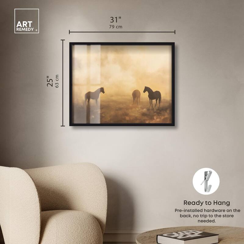 Equine Trio Shadowbox by Art Remedy
