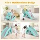 preview thumbnail 6 of 17, 4-in-1 Rocking Horse and Slide Set for Kids - 41.5”x28” x 22.5” (L x W x H)