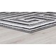 preview thumbnail 6 of 8, Orelsi Grey/Ivory Polyester Area Rug