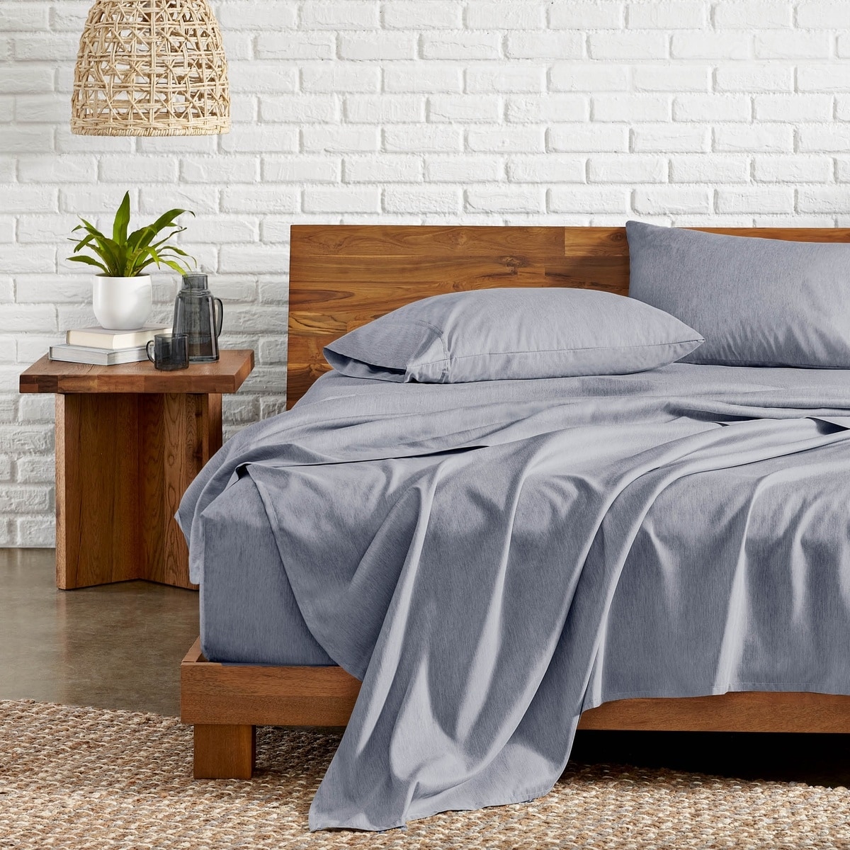 Bare Home Double Brushed Deep Pocket Sheet Set