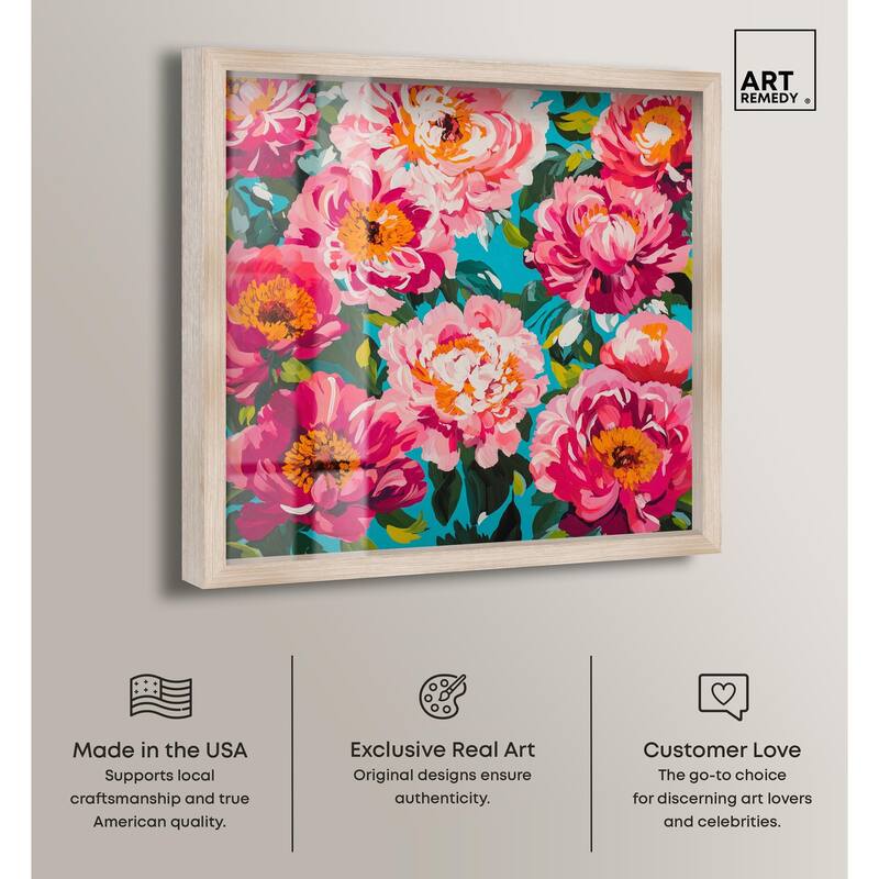 Maximalist Bloom Shadowbox by Art Remedy