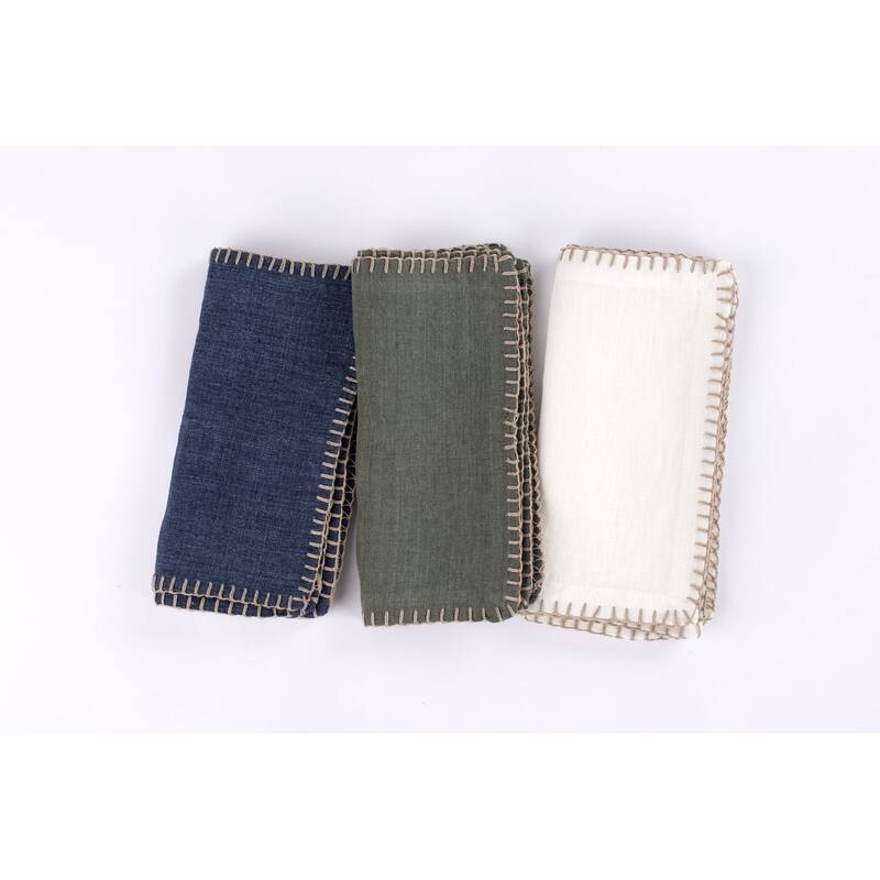 Brody Linen Cocktail Napkin Set (Set of 4)