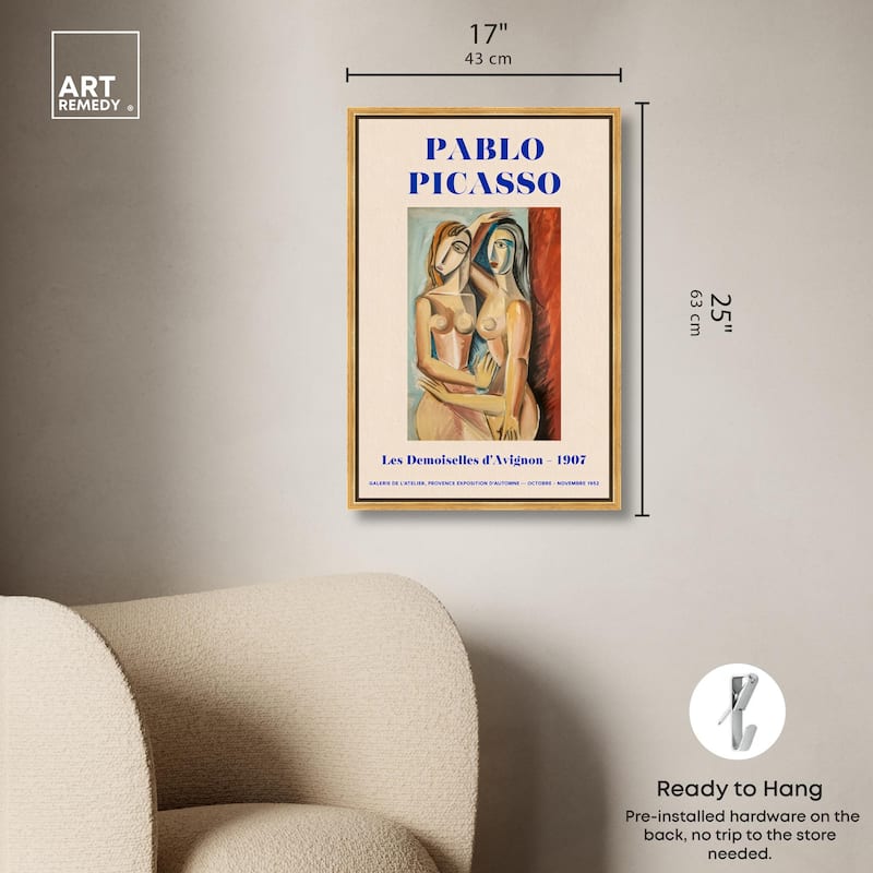 Picasso's Avignon Canvas by Art Remedy