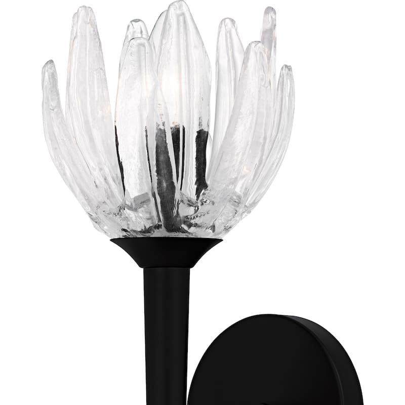 Shea 1-Light Matte Black Wall Sconce