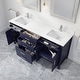 Kate 72-in Solid Hardwood Bathroom Vanity with Power Bar and Drawer ...