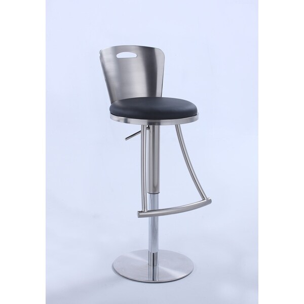 Stainless steel on sale adjustable bar stools