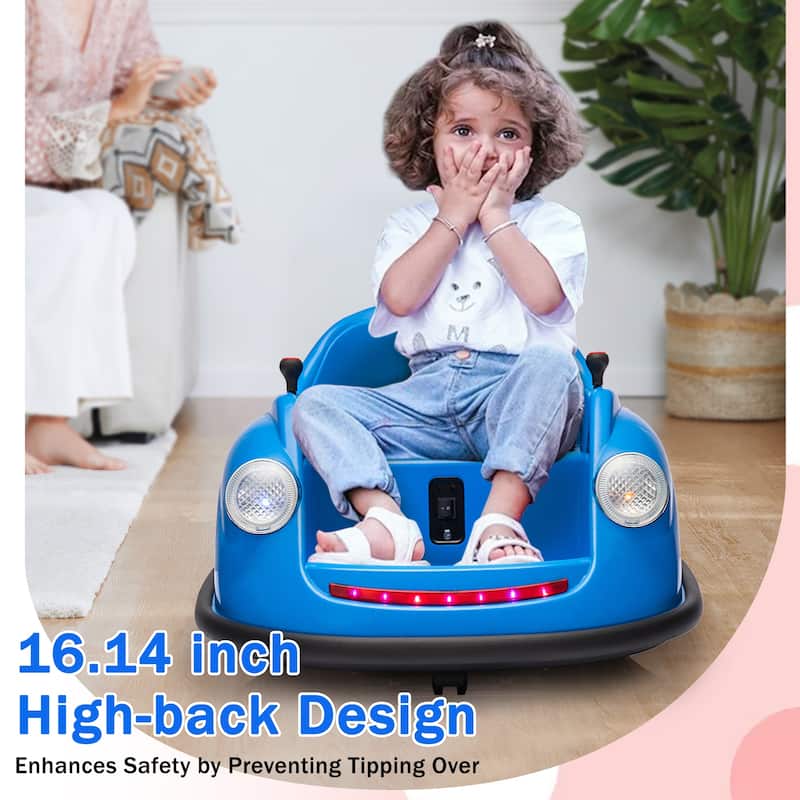 12V Ride On Electric Bumper Car for Kids with Parent Remote