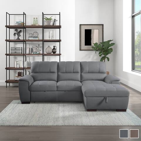 Gilberts Sofa Chaise with Pull-Out Bed