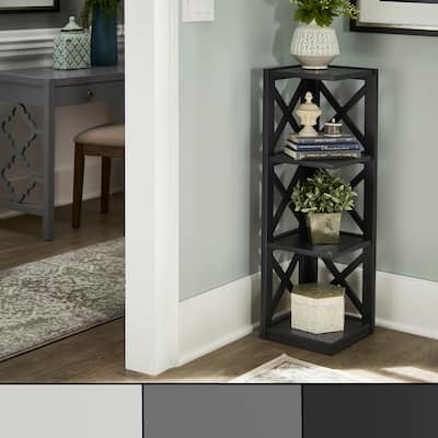 Kelsey X-Frame 3-Shelf Bookcase by iNSPIRE Q Classic
