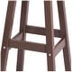 preview thumbnail 64 of 97, Laguna Hdpe All Weather Outdoor Patio 29" Round Bar Stool