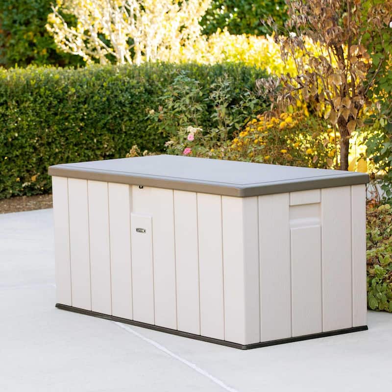 Lifetime Heavy-Duty Outdoor Storage Deck Box (150 Gallon)