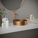preview thumbnail 2 of 6, Karran Cinox Stainless Steel Round Vessel Sink