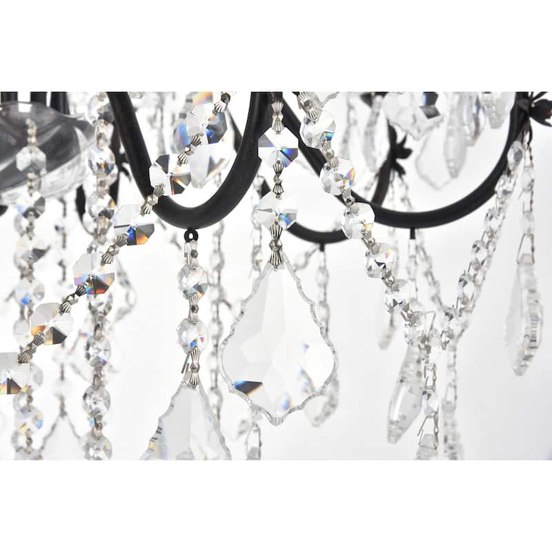 Fleur Illumination 12 light Dark Bronze Chandelier