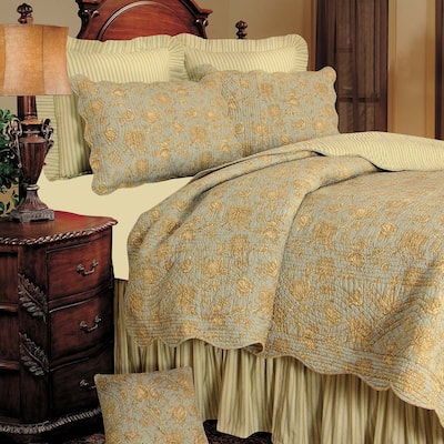 Berkeley Blue Twin Quilt