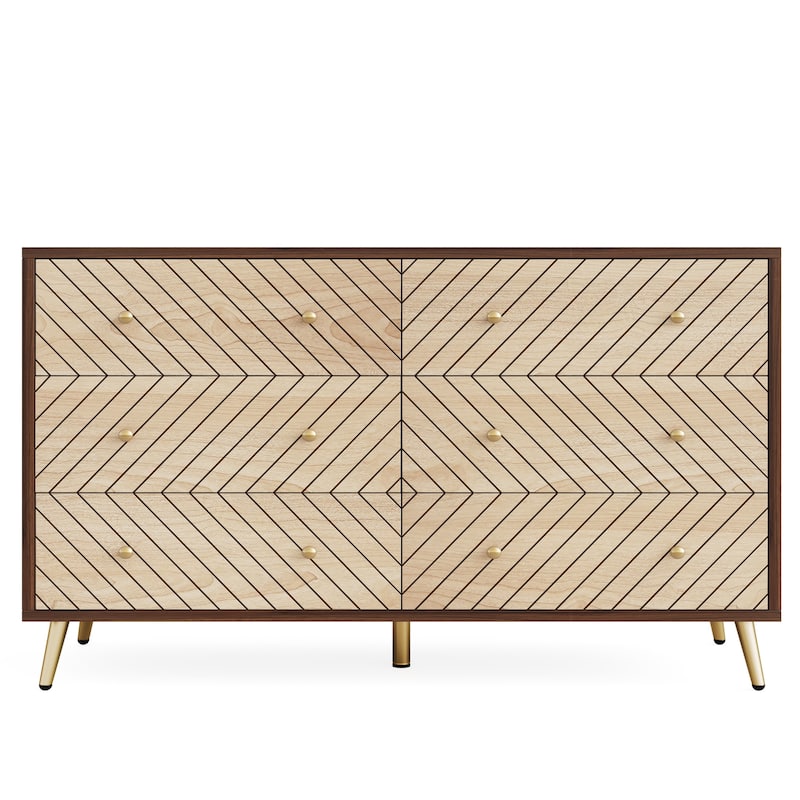 Wooden Storage Cabinet, Drawer Organizer Tower, Living Room Entryway Guest Room Accent Chest Dresser Storage Unit