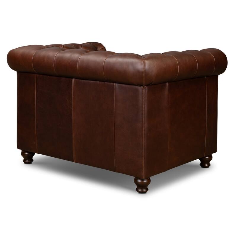 Poly & Bark Lyon Lounge Chair - Genuine Italian Leather