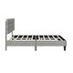 preview thumbnail 9 of 27, Queen Size Platform Bed Frame with Headboard & Wooden Slats Support for Kids Teens Adults No Box Spring, Easy Assembly