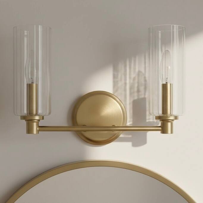 Zana Elegant Double-Light Wall Sconce with Modern Flair