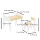 preview thumbnail 6 of 4, Nordic Modern Kids Table & Chair Set - Eco-Friendly MDF Wood, Multi-Use Learning/Play/Dining, Easy Assembly Child-Safe Design