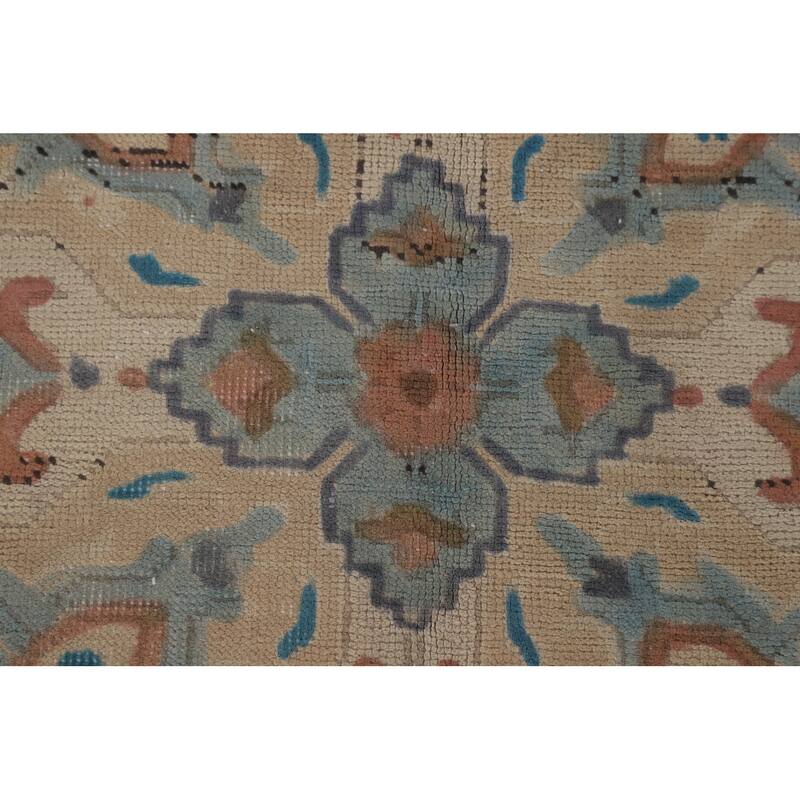 Tabriz Persian Vintage Area Rug Hand-Knotted Oriental Wool Carpet - 8'1" x 11'3"