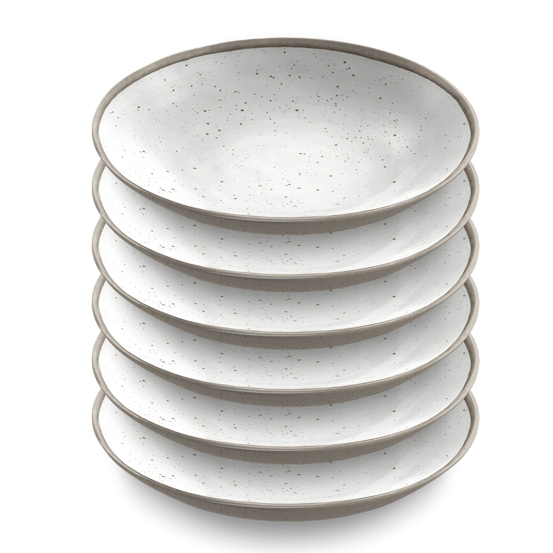 Abode Homewares Retreat Pottery Merge Bamboo Low Bowl - 9" - Set of 6