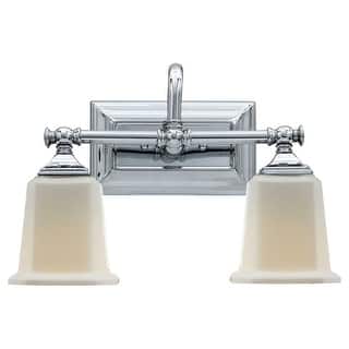 Nicholas 2-Light Bathroom Vanity Light in Polished Chrome