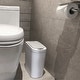 preview thumbnail 5 of 6, NINESTARS White Motion Sensor Trash Can Combo Set, 2 Pc. - 1.85 Gallons/ 7 Liters