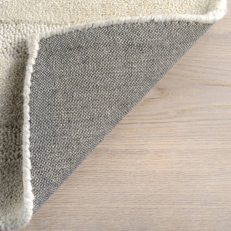 Vestry Striped Wool Area Rug - 3' x 5' - Ivory