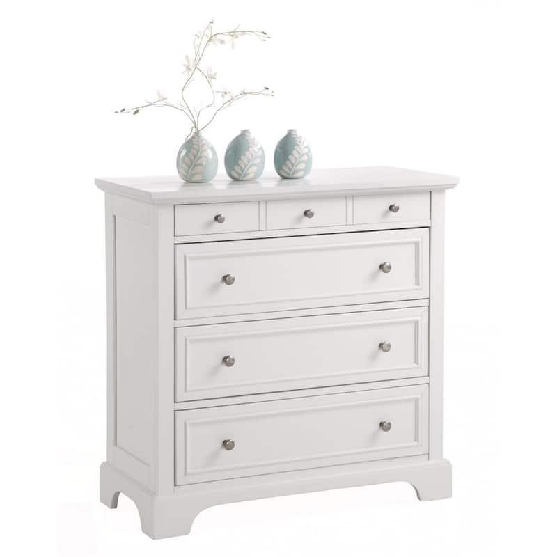 Naples Off-White Chest by Homestyles - 4-drawer