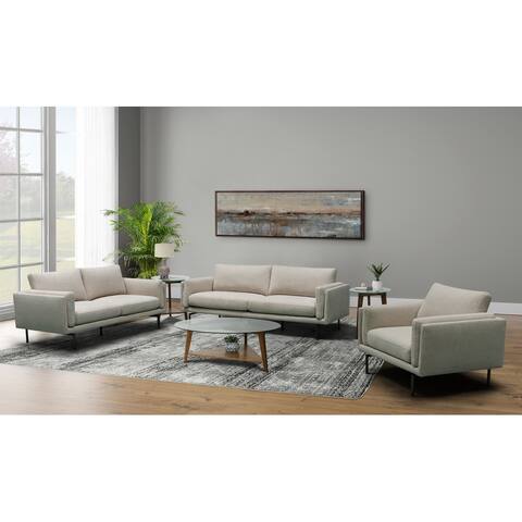 Abbyson Aurora 3 Piece Stain-Resistant Fabric Seating Collection