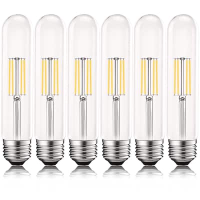 Luxrite Edison T9 LED Tube Light Bulbs 60W Equivalent 4000K Cool White 550 Lumens Dimmable 5W UL Listed E26 6 Pack