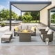 preview thumbnail 78 of 104, Gymojoy Outdoor Fire Pit Conversation Set, Patio Furniture with Cushions