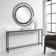 preview thumbnail 5 of 3, Uttermost Hayley Black Console Table