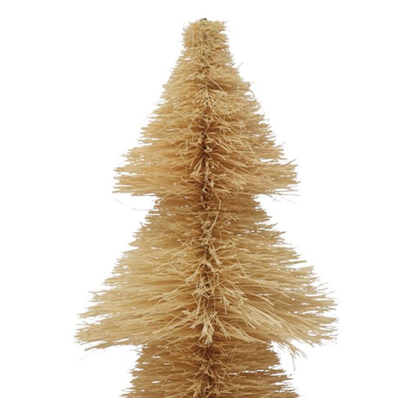 Sisal Bottle Brush Tree with Wood Base