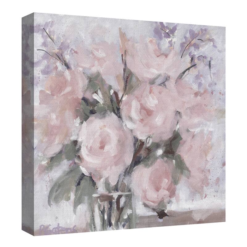 Champagne Pinks Blush by Pamela Gatens Canvas Art Print