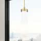 Option Gloss White / Brushed Brass
