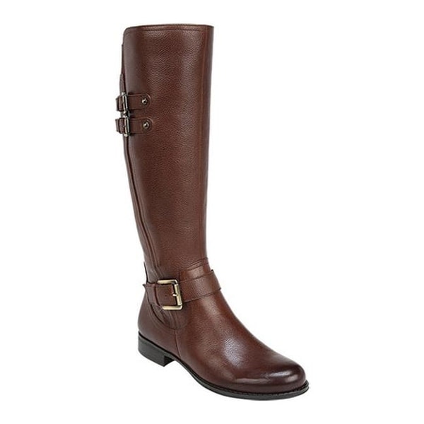 Shop Naturalizer Women&#39;s Jessie Riding Boot Chocolate Leather - On Sale - Free Shipping Today ...