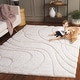 preview thumbnail 101 of 213, SAFAVIEH Florida Shag Sigtraud Abstract Waves 1.2-inch Thick Rug