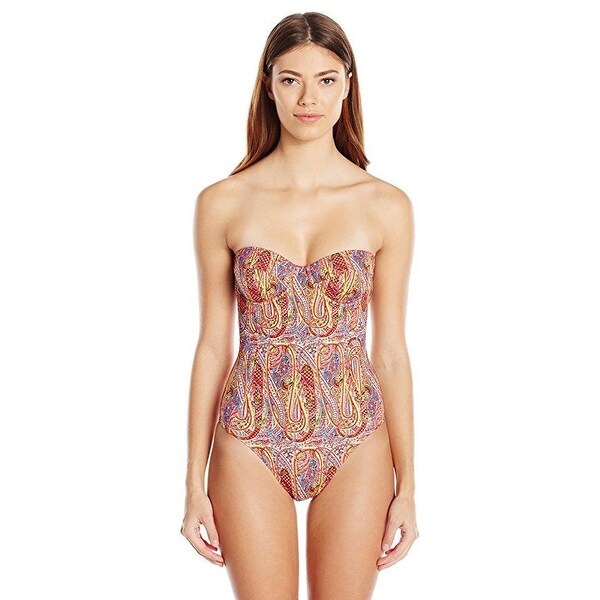 slimming one piece swimsuit with underwire