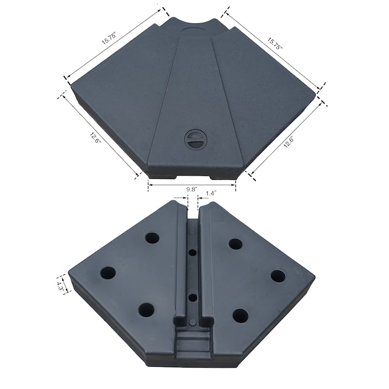 Kozyard Outdoor Large Umbrella Base/Stand (40"x40")