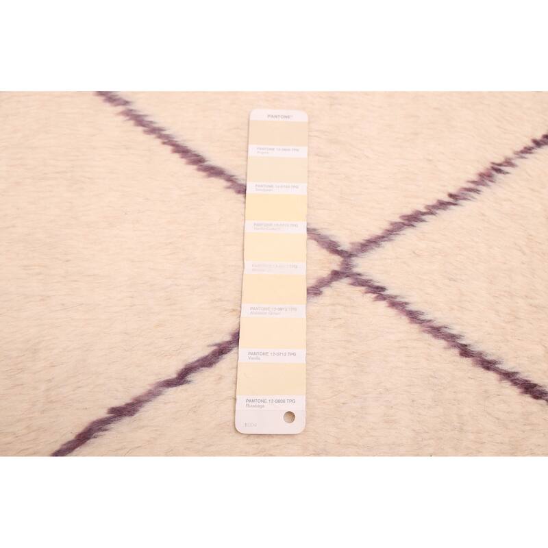 ECARPETGALLERY Hand-knotted Pak Finest Marrakesh Cream Wool Rug - 4'11 x 6'6