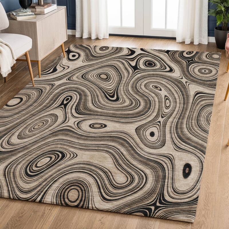 Premium Washable Super Soft Contemporary Alfa Mayfield Rug