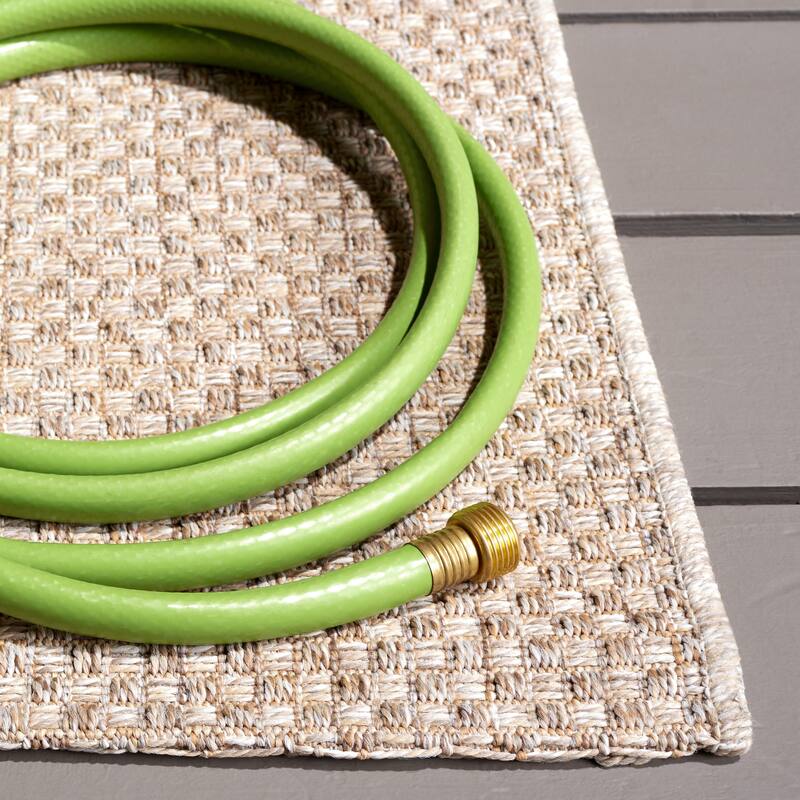 SAFAVIEH Sisal All Weather Tishie Indoor/Outdoor Waterproof Patio Backyard