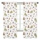 preview thumbnail 1 of 3, Sweet Jojo Designs Woodland Forest Animals Boy Girl Gender Neutral Unisex 84in. Window Treatment Curtain Panel Drapes Pair Bear