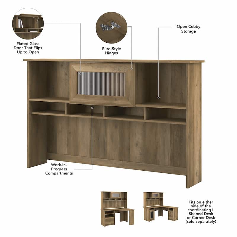 Cabot 60W Hutch by Bush Furniture
