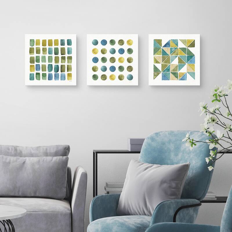 My Greenhouse Geo II,My Greenhouse Geo III,My Greenhouse Geo IV by Lisa Audit Canvas Art Prints