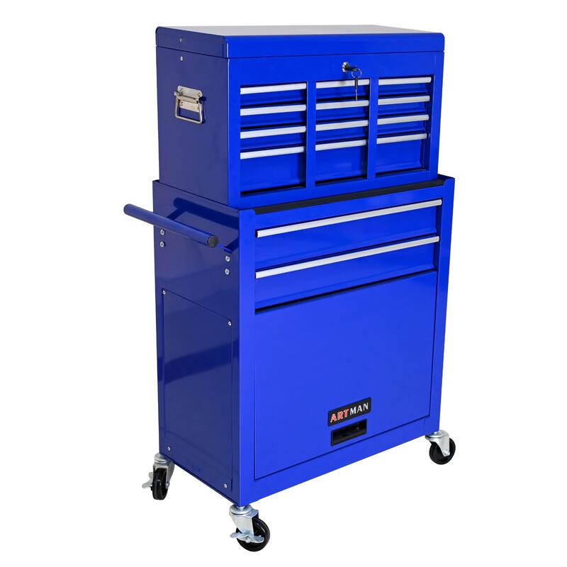 High Capacity Rolling Tool Chest with Wheels and Drawers,